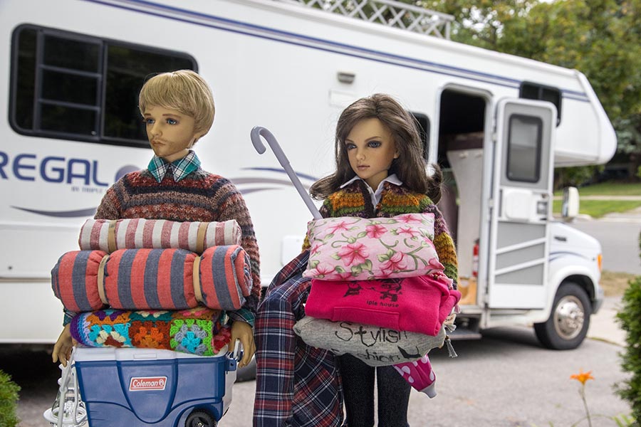 Unloading the RV