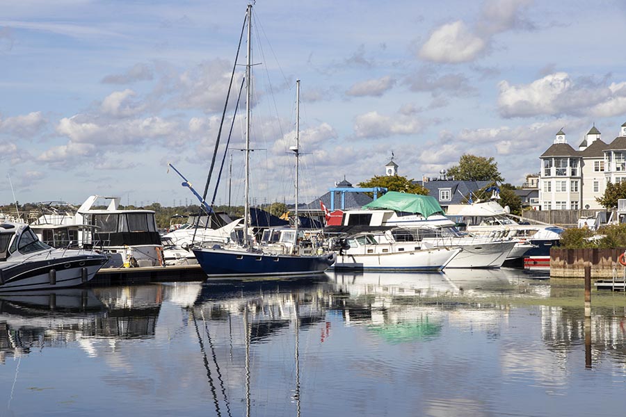 Boats in the Marina
