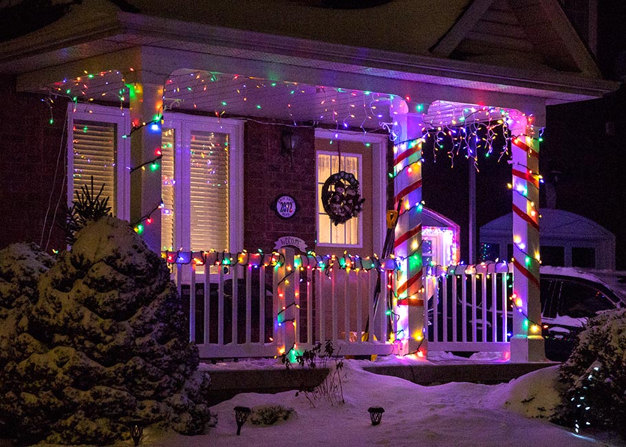 Festive Front Porch