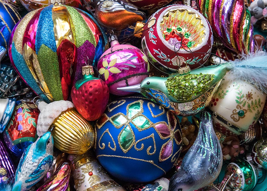 More Glass Birds and Ornaments