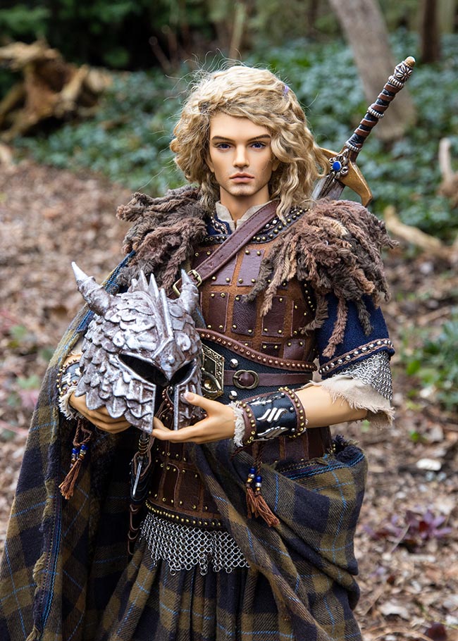 Jude with His Helmet