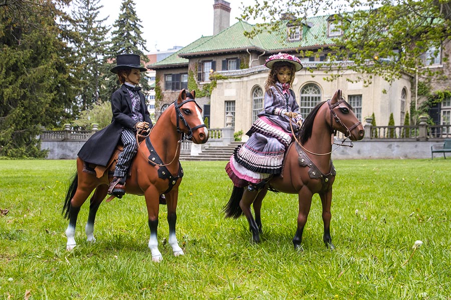 Riding Around the Estate