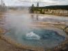Firehole Spring, Starting to Erupt