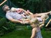 Swinging with Grandpa