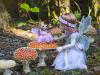 Fairies with Mushrooms