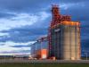 Grain Elevator at Sunset