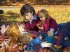 Family in the Leaves